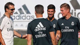Lopetegui y Kroos en el Real Madrid