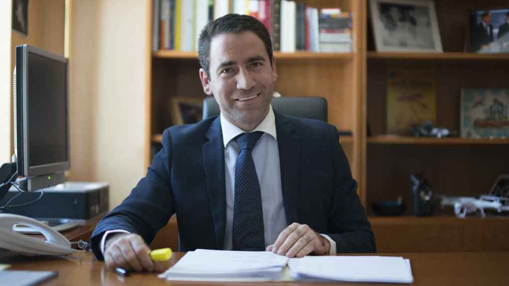 El secretario general del PP, Teodoro García Egea, en su despacho en una imagen de archivo.