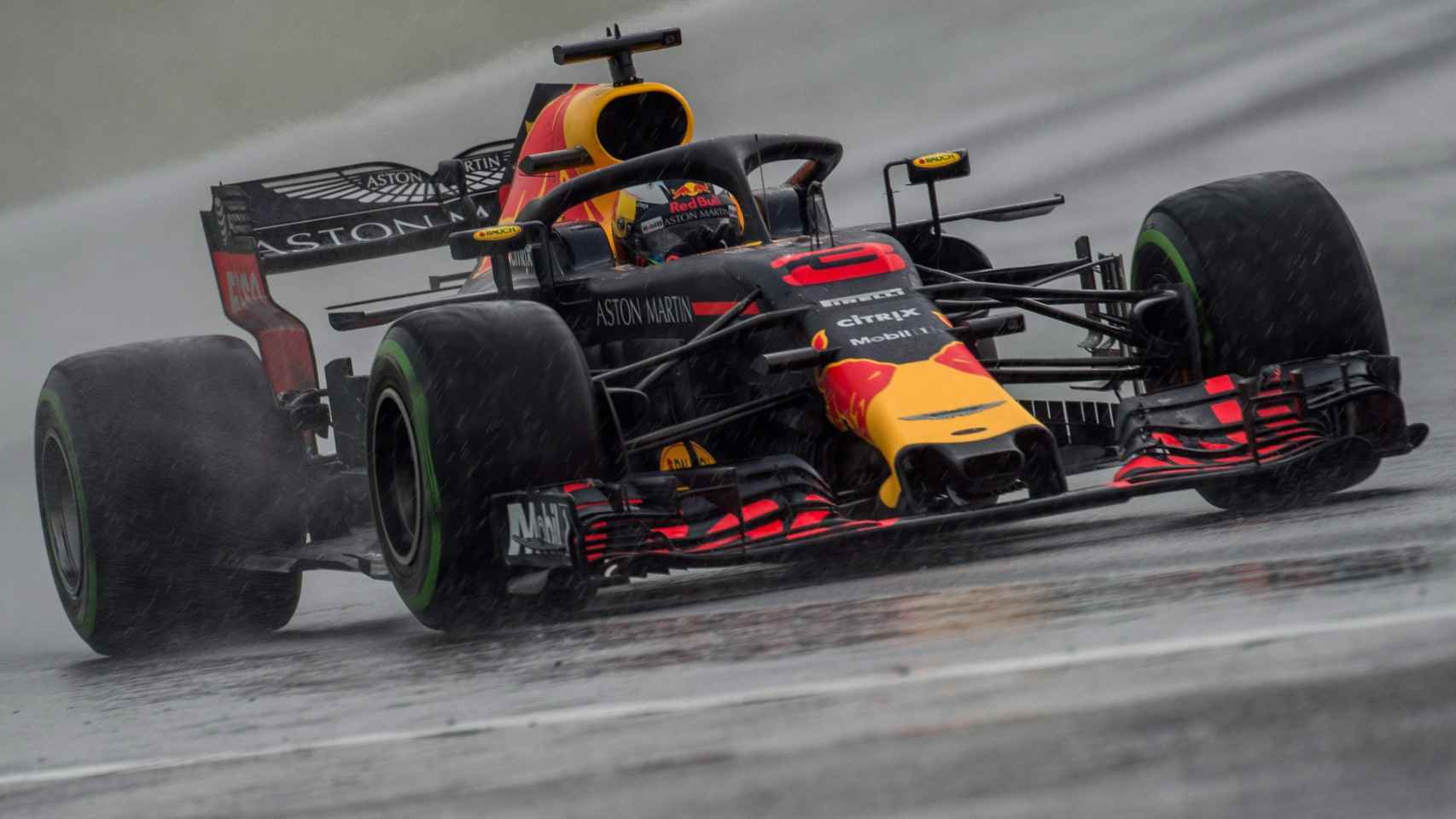 Ricciardo, durante el Gran Premio de Hungría.