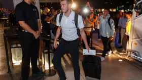 Gareth Bale, a su llegada al hotel East de Miami