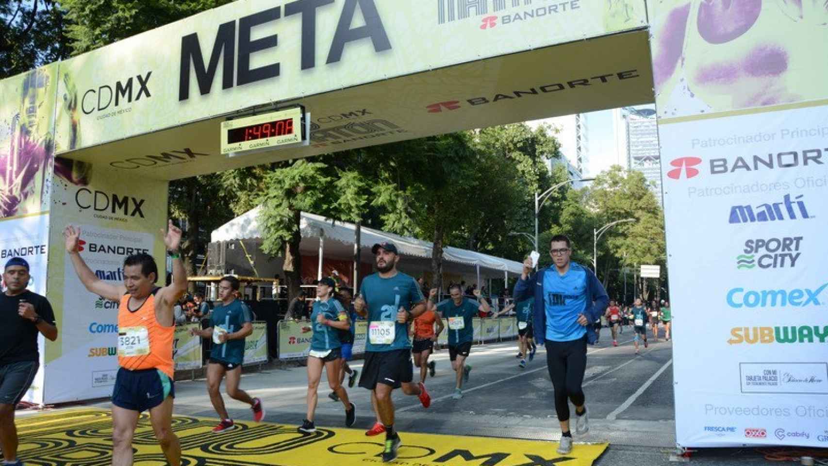 Media Maratón de Ciudad de México. Foto: 21kcdmx.com