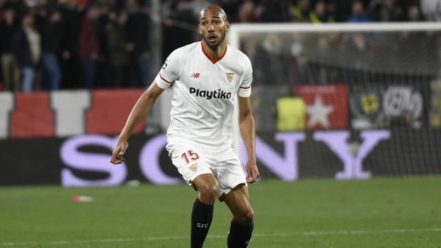 N'Zonzi durante un partido del Sevilla. Foto: sevillafc.es