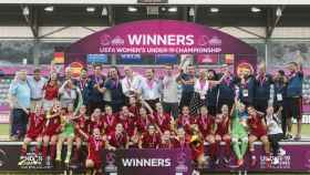 La selección de España de fútbol femenino sub19, campeona de Europa