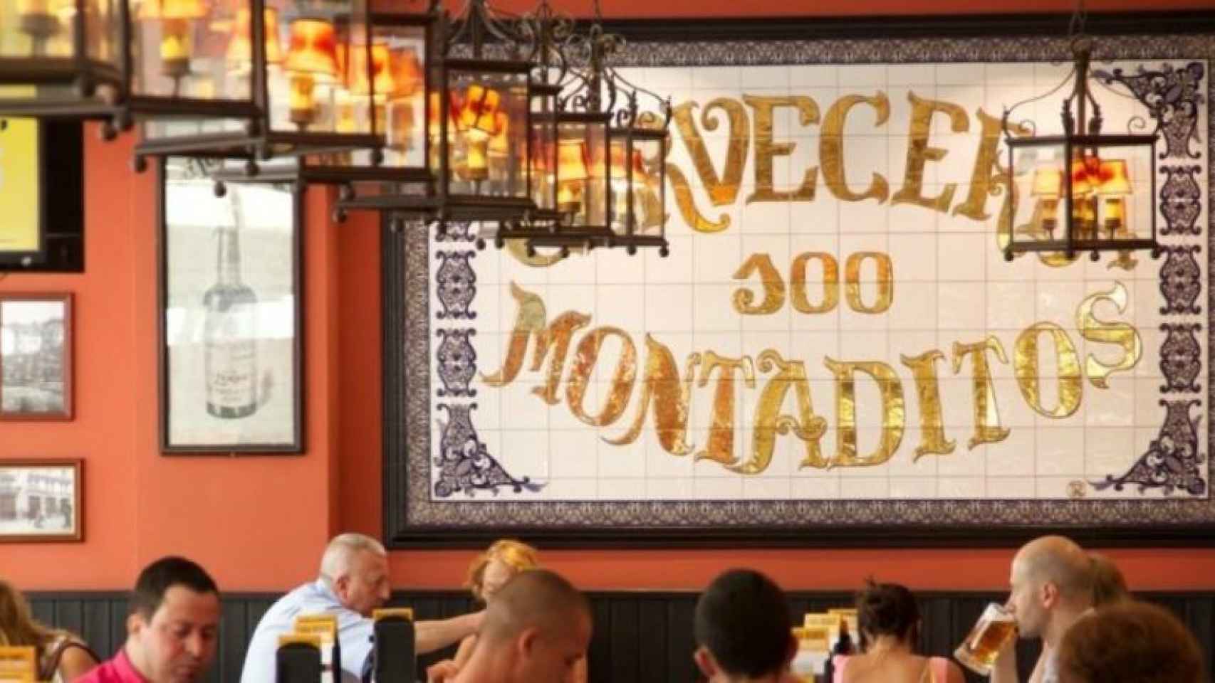 Un restaurante de 100 Montaditos, en una imagen de archivo.
