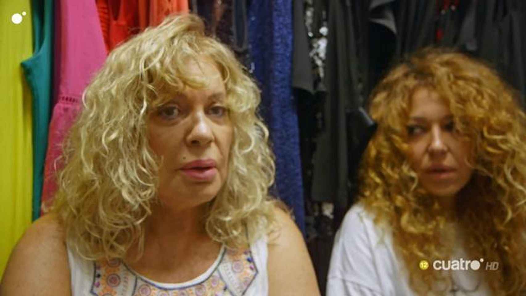 Bárbara Rey y su hija en el programa de Cuatro.