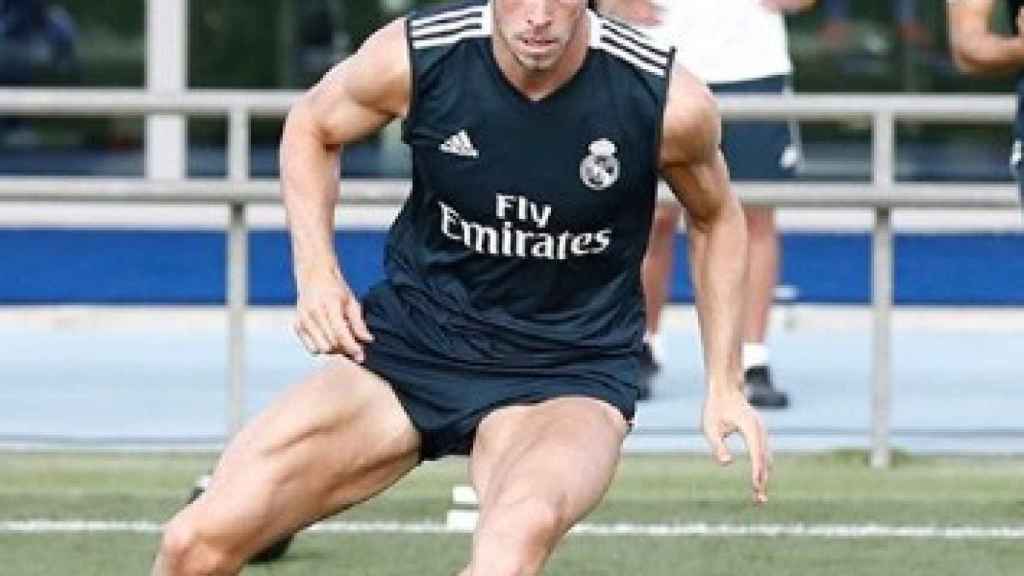 Bale entrenando con el Real Madrid. Foto: Instagram. (@garethbale11)