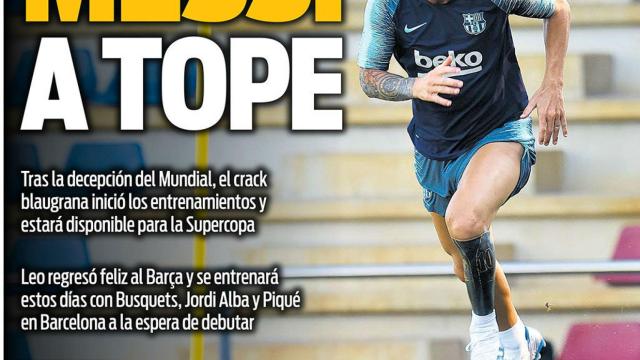 Portada Sport (01/08/18)