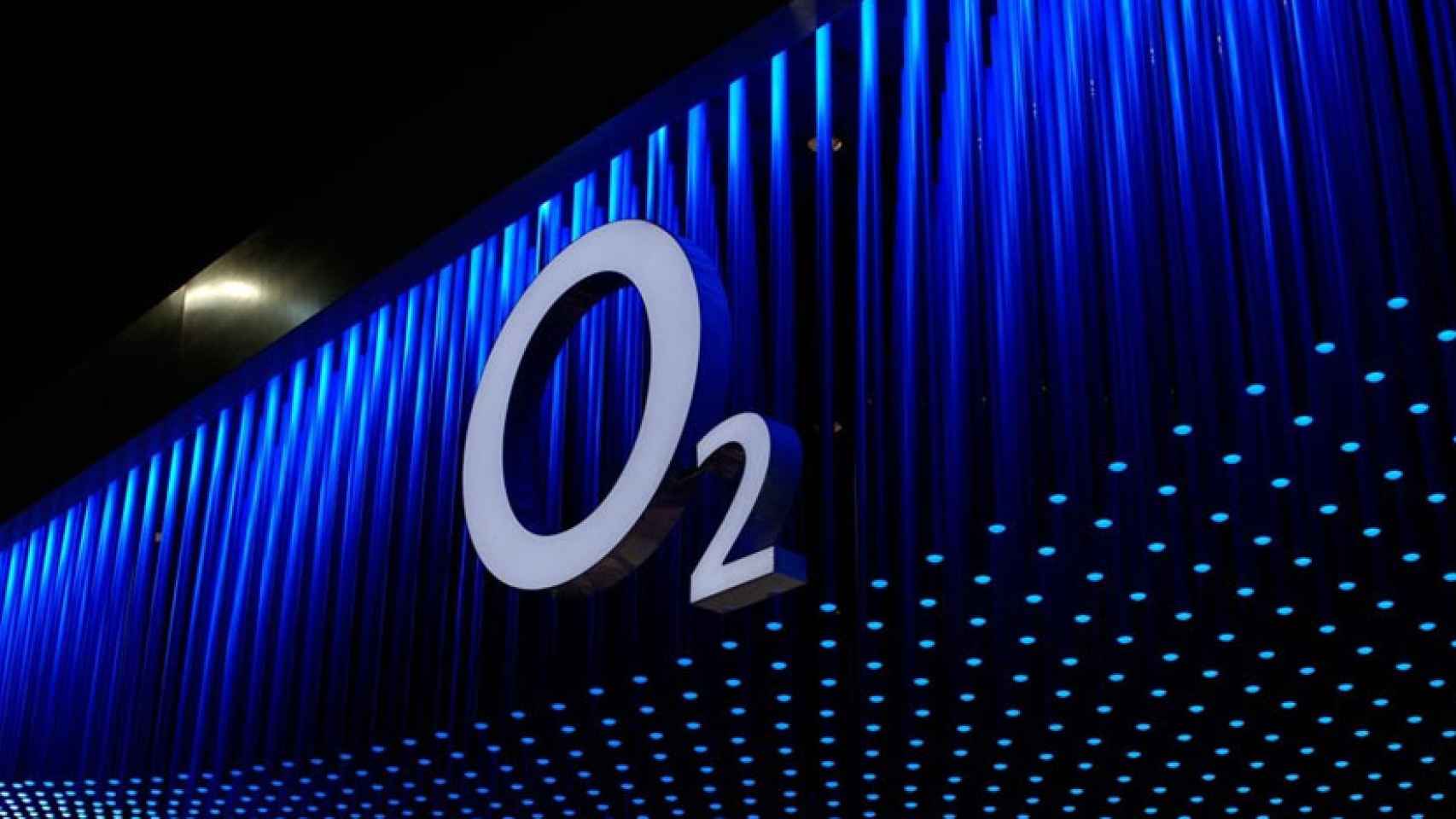 Logo de O2, la filial de Telefónica en Reino Unido que se fusionará con los negocios de Liberty Media.