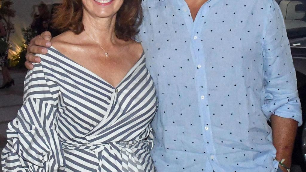 Ana Rosa Quintana y su marido Juan Muñoz en imagen de archivo.
