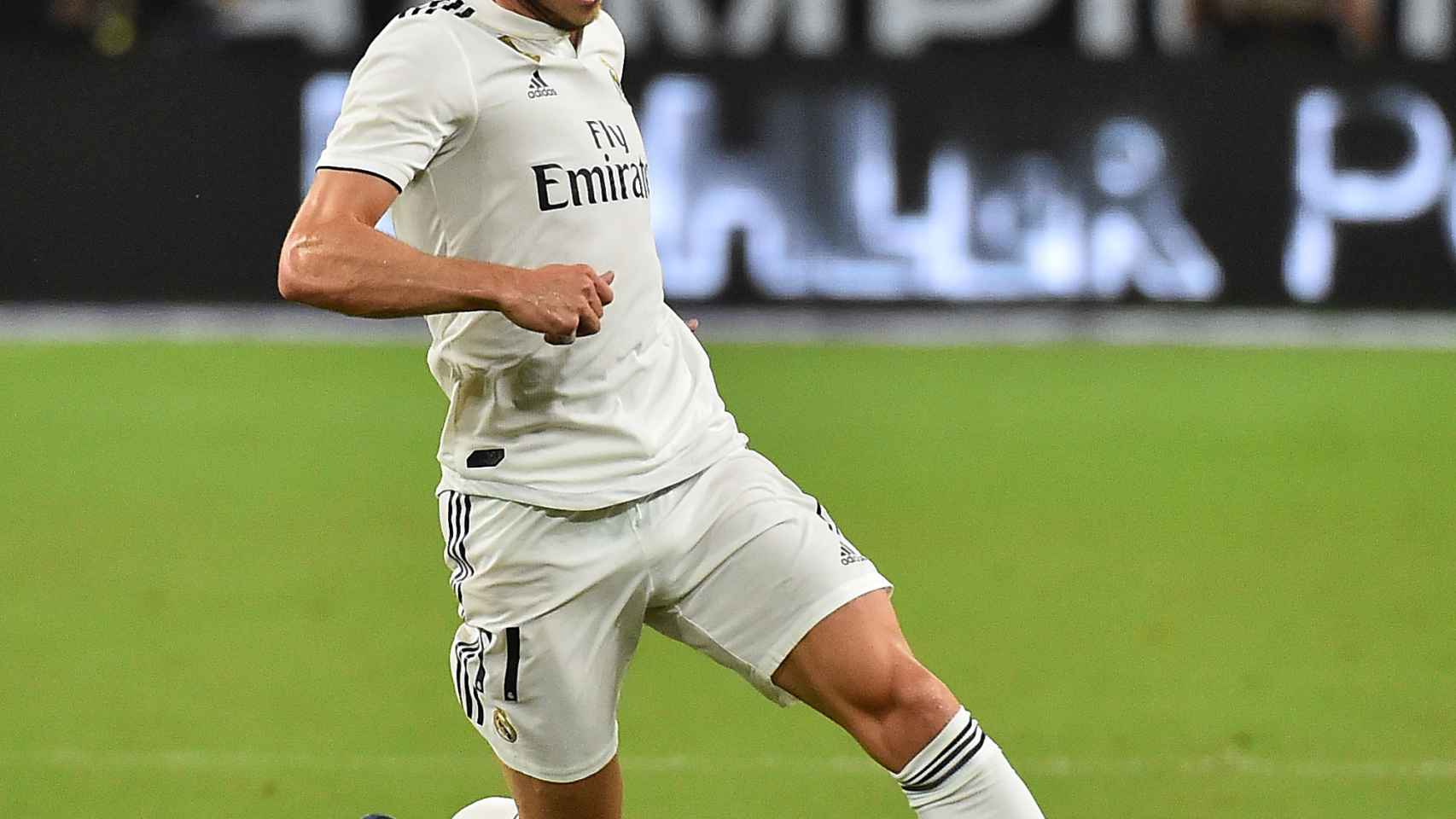 Gareth Bale, durante el Manchester United - Real Madrid (International Champions Cup)