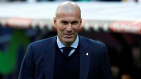 Zidane, durante un partido del equipo