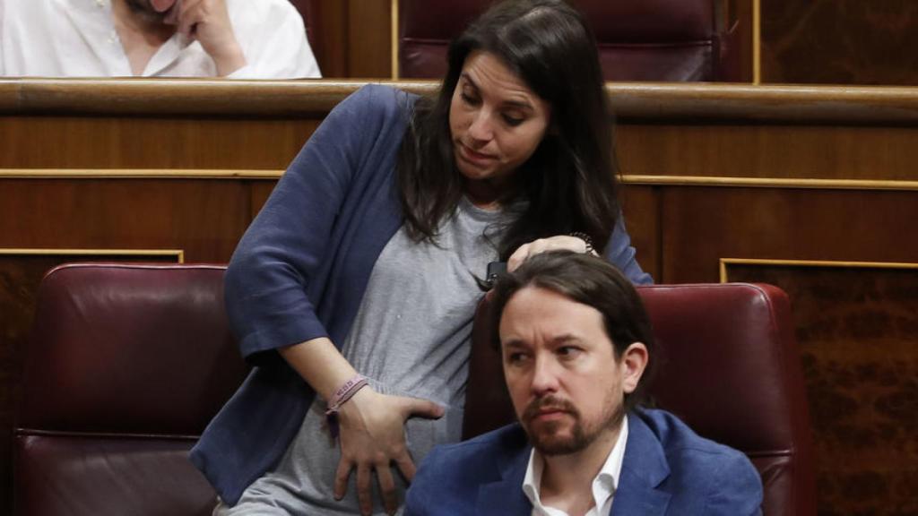 Irene Montero y Pablo Iglesias.