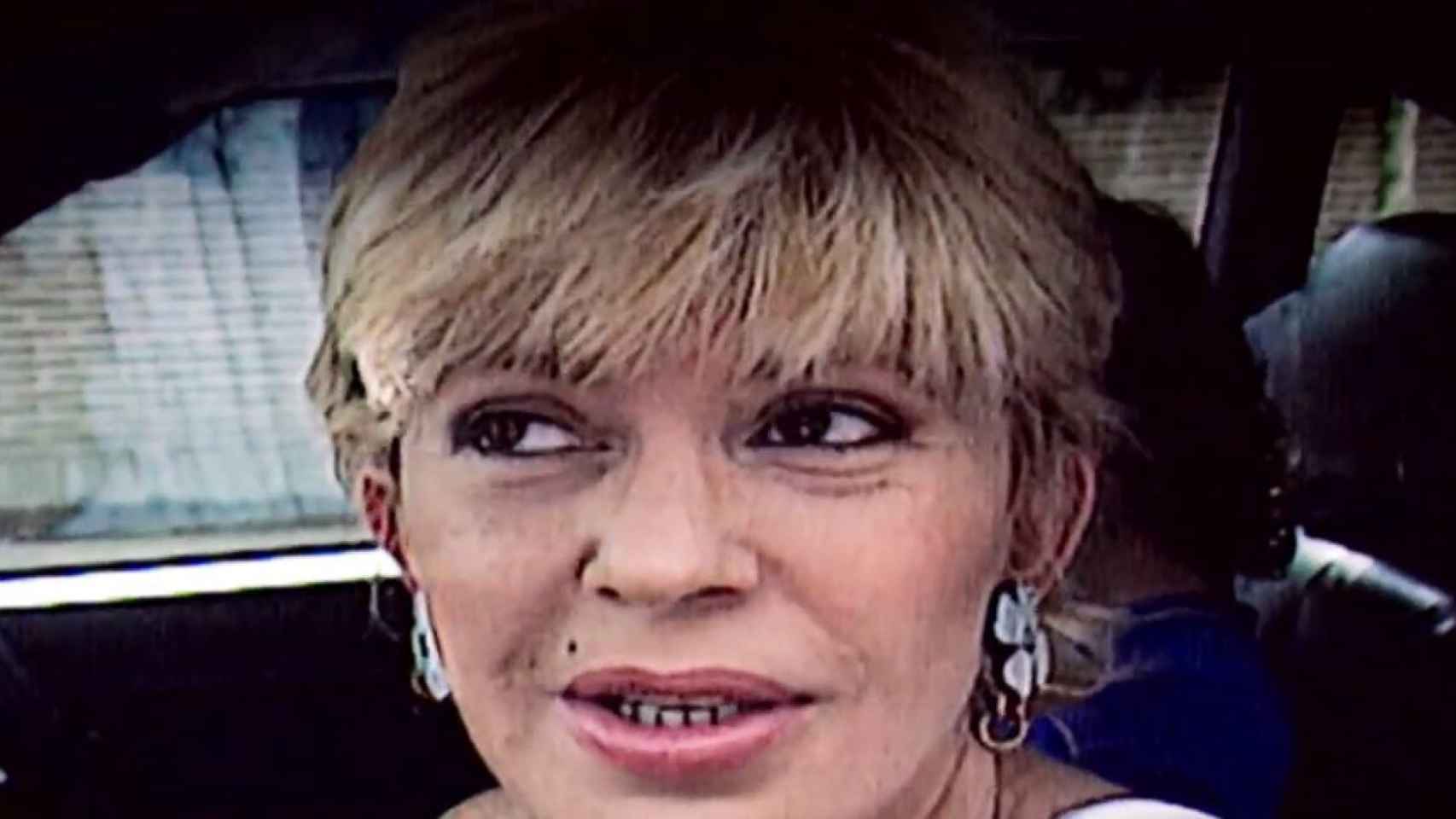 Bárbara Rey en los informativos de 1997.