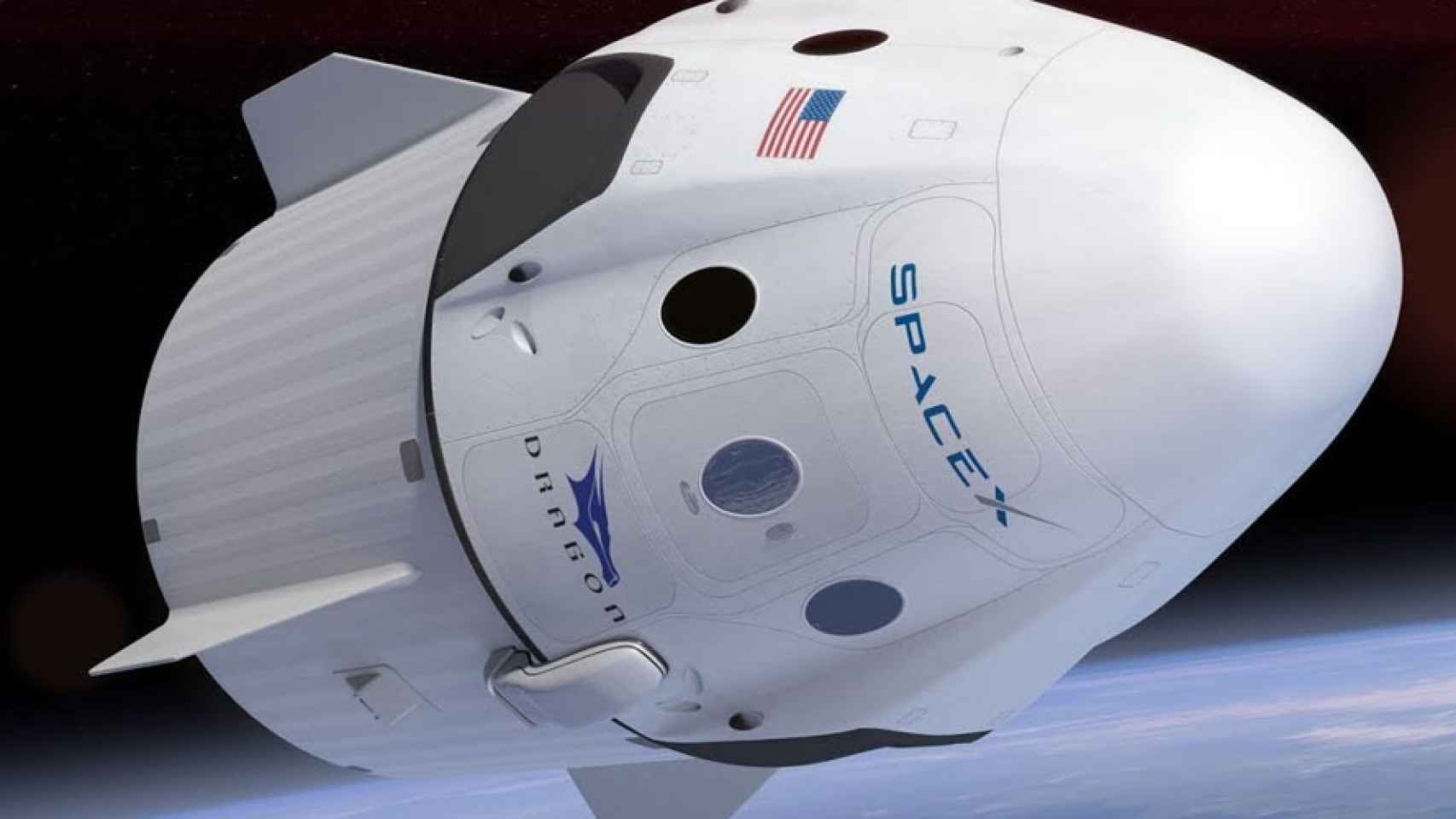 La Crew Dragon, de SpaceX.