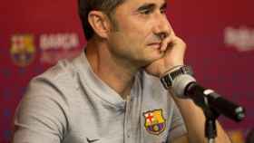 Valverde, durante una rueda de prensa. Foto: EFE