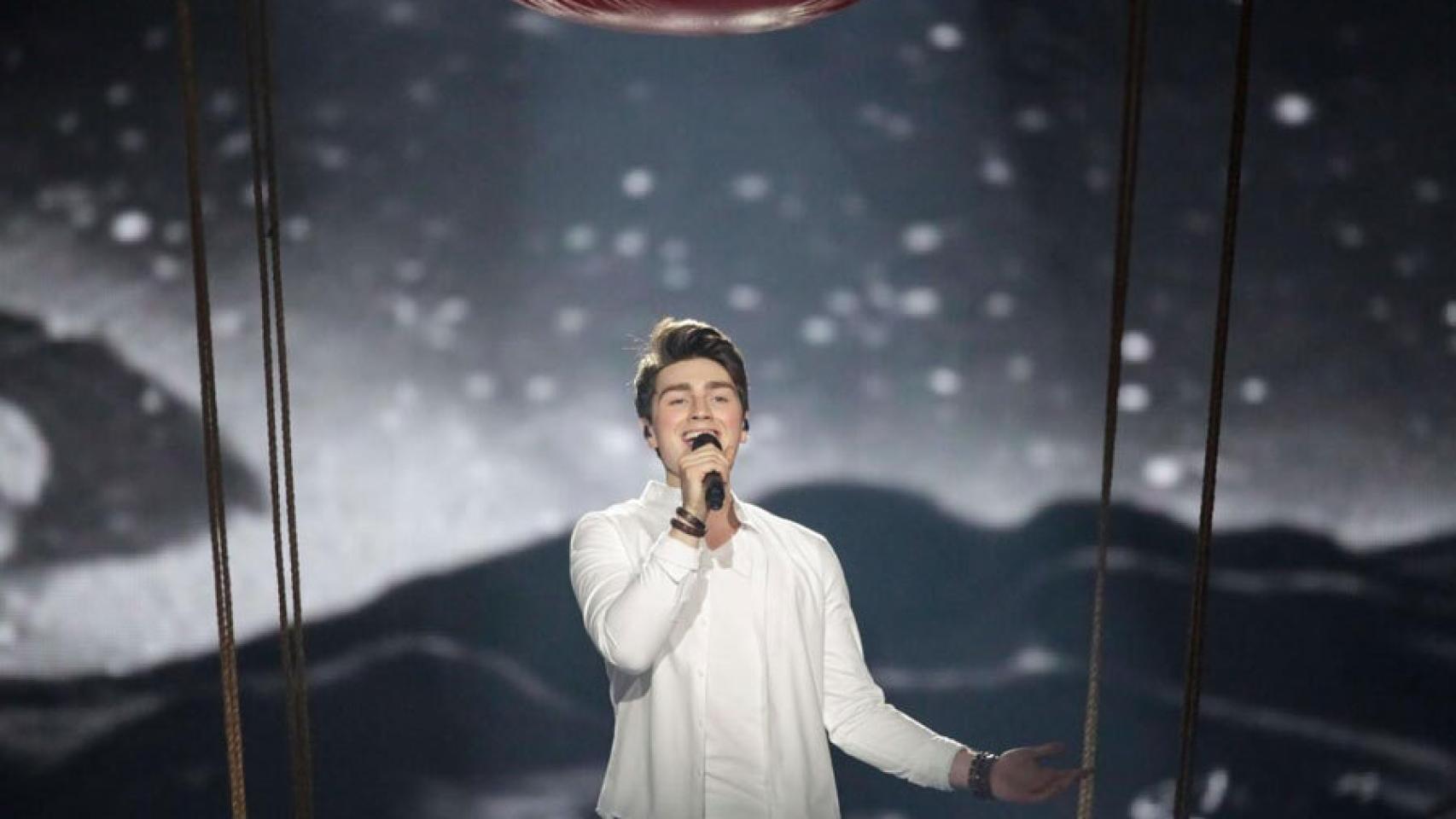 Brendan Murray, en su actuación en Eurovisión 2017