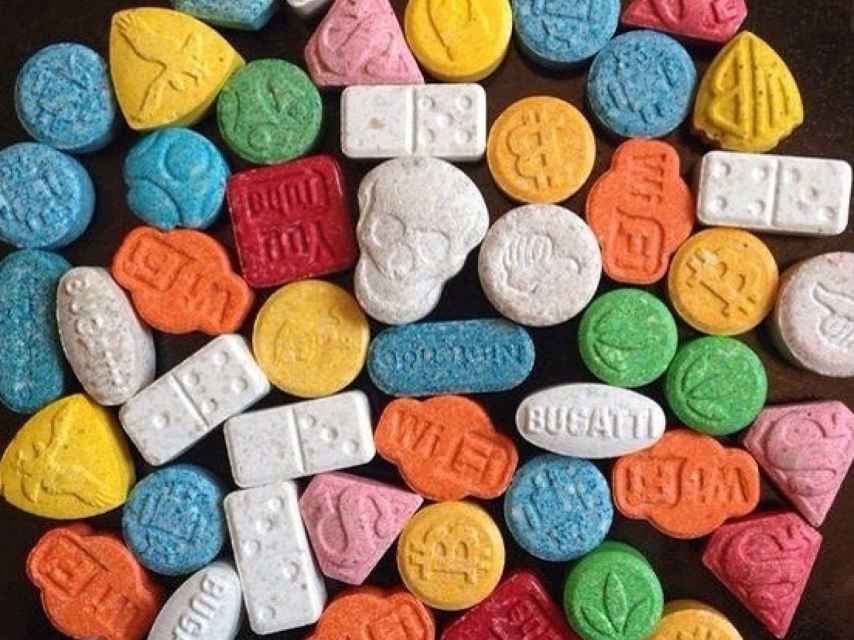 Unas pastillas de MDMA.