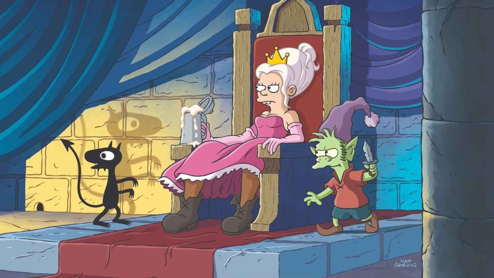 Fotograma de la nueva serie de Matt Groening.