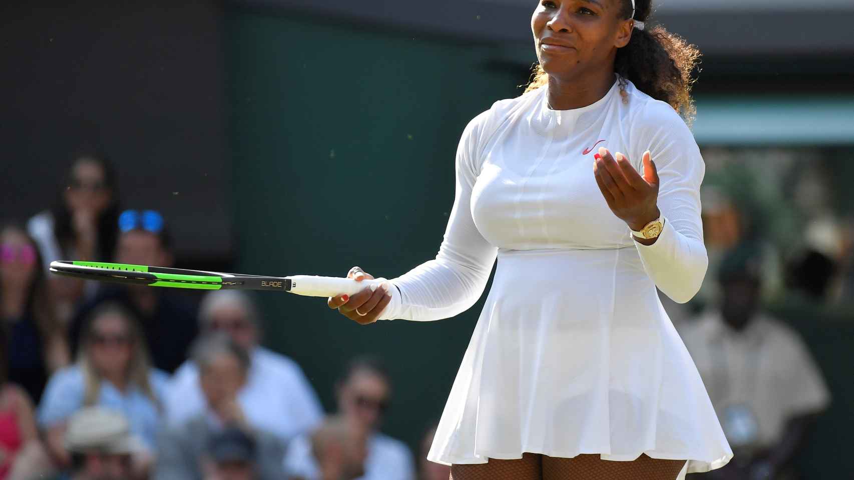 Serena Williams, en la final de Wimbledon.