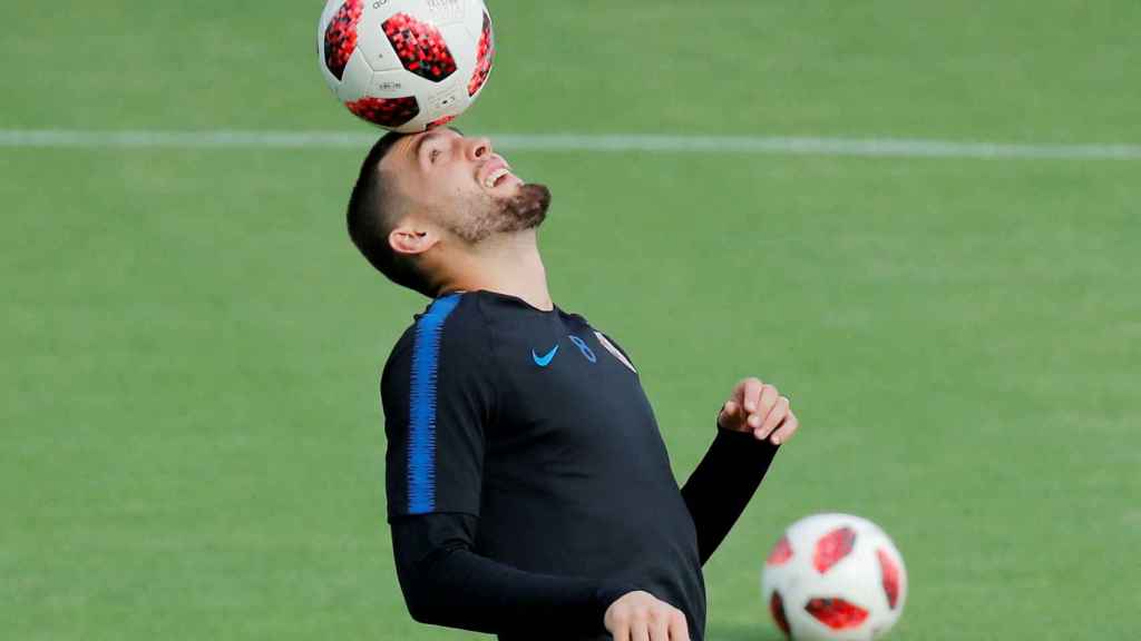 Kovacic entrena con Croacia durante el Mundial