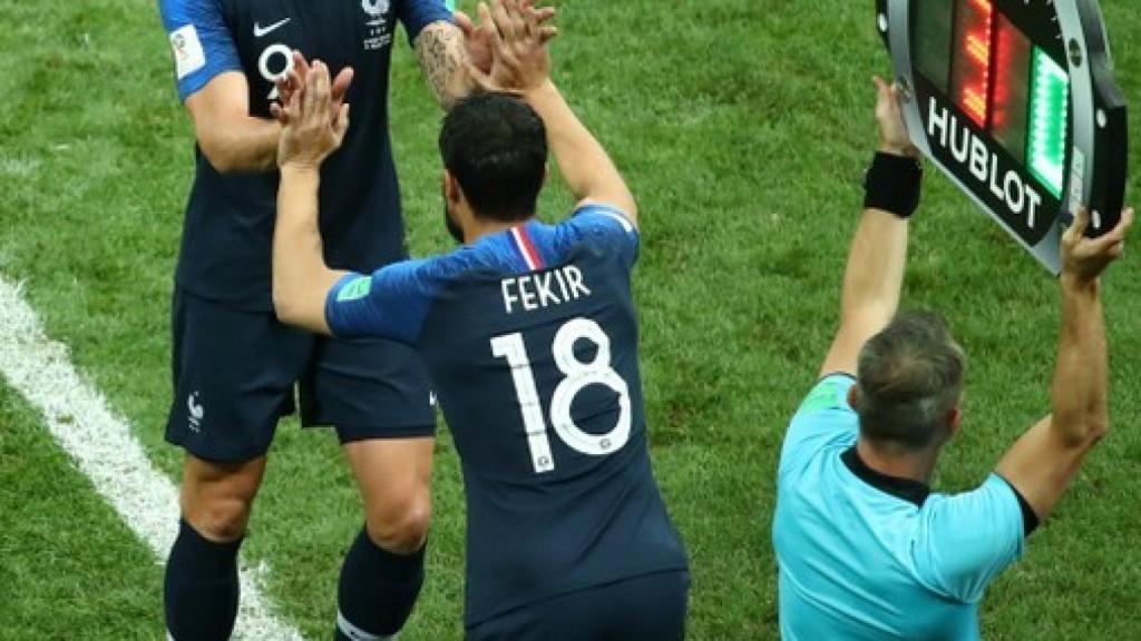 Fekir y Giroud en el Mundial de Rusia