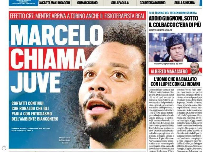 La portada del diario Tuttosport (09/08/2018)