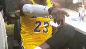 LeBron James con la camieta de los Lakers. Foto: Instagram. (@Kingjames)