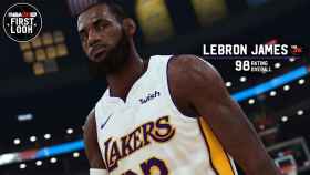 LeBron James tendrá una media de 98 puntos en el videojuego NBA 2K19. Foto: Twitter (@NBA2K)