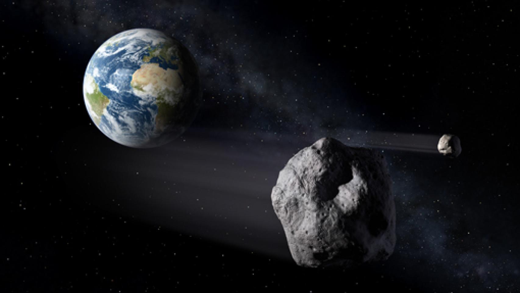Image: Matemáticas, proyectiles contra los Asteroides