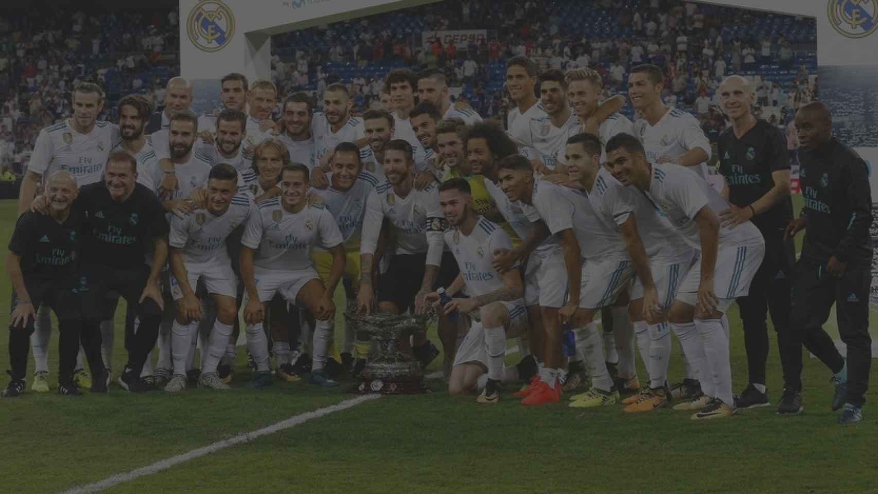El Real Madrid, en el Trofeo Santiago Bernabéu 2017