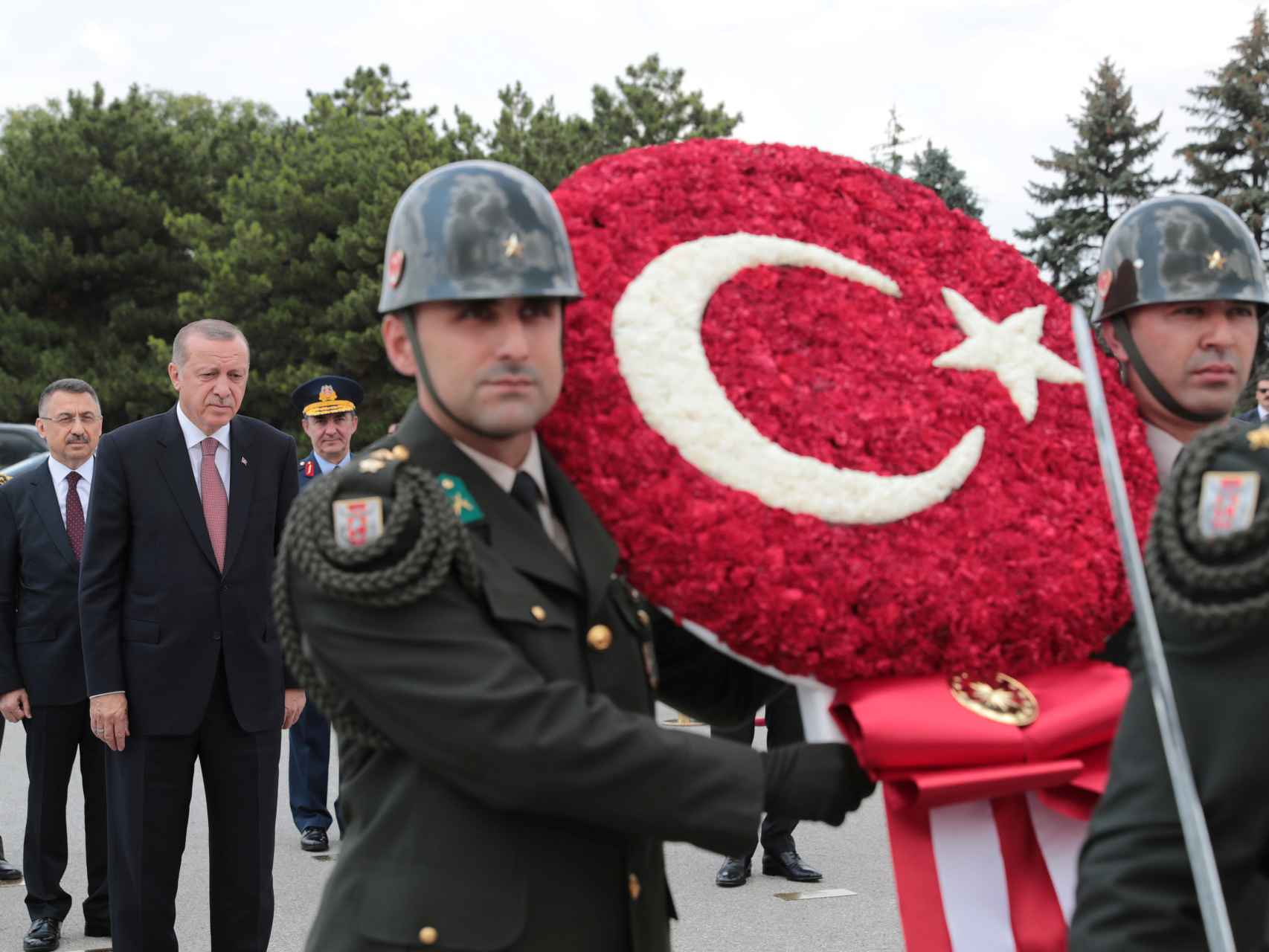 El presidente turco, en un acto del Ejército.