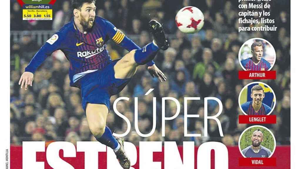 La portada del diario Mundo Deportivo (12/08/2018)