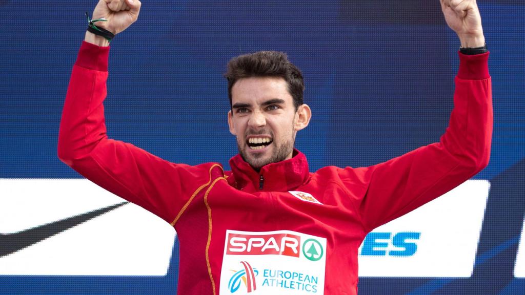 Álvaro Martín fue oro en 20 kilómetros marcha.