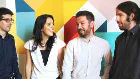 Los cuatros socios fundadores de la startup española Onyriq.