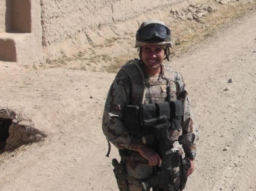 El sargento Serantes, en una fotografía facilitada por el Ejército de Tierra.