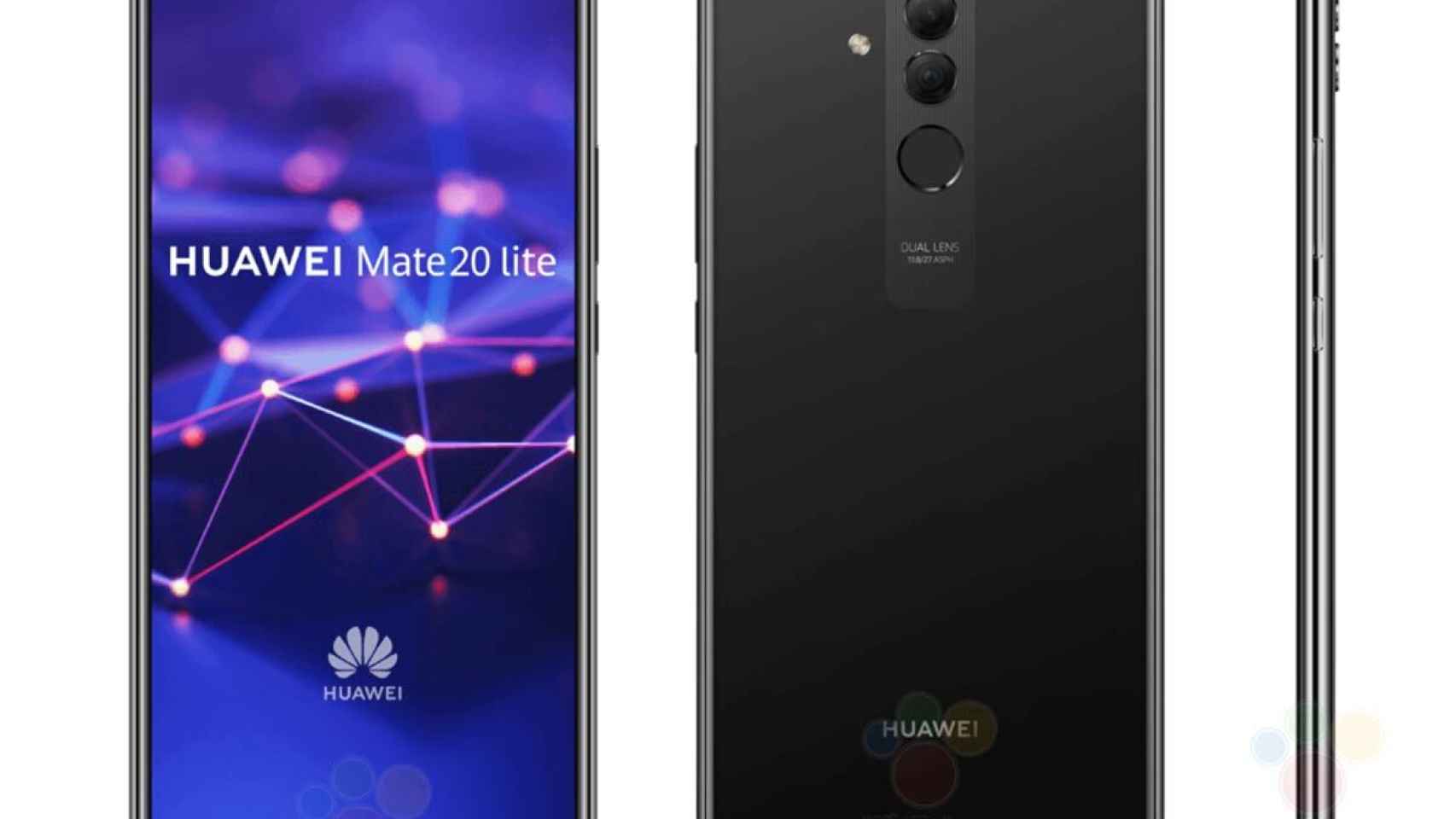 Nuevas imágenes del Huawei Mate 20 Lite confirman su diseño