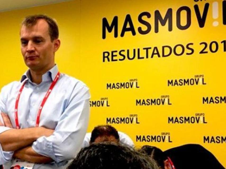 El consejero delegado de MásMóvil, Meinrad Spenger, en el Mobile World Congress de Barcelona.