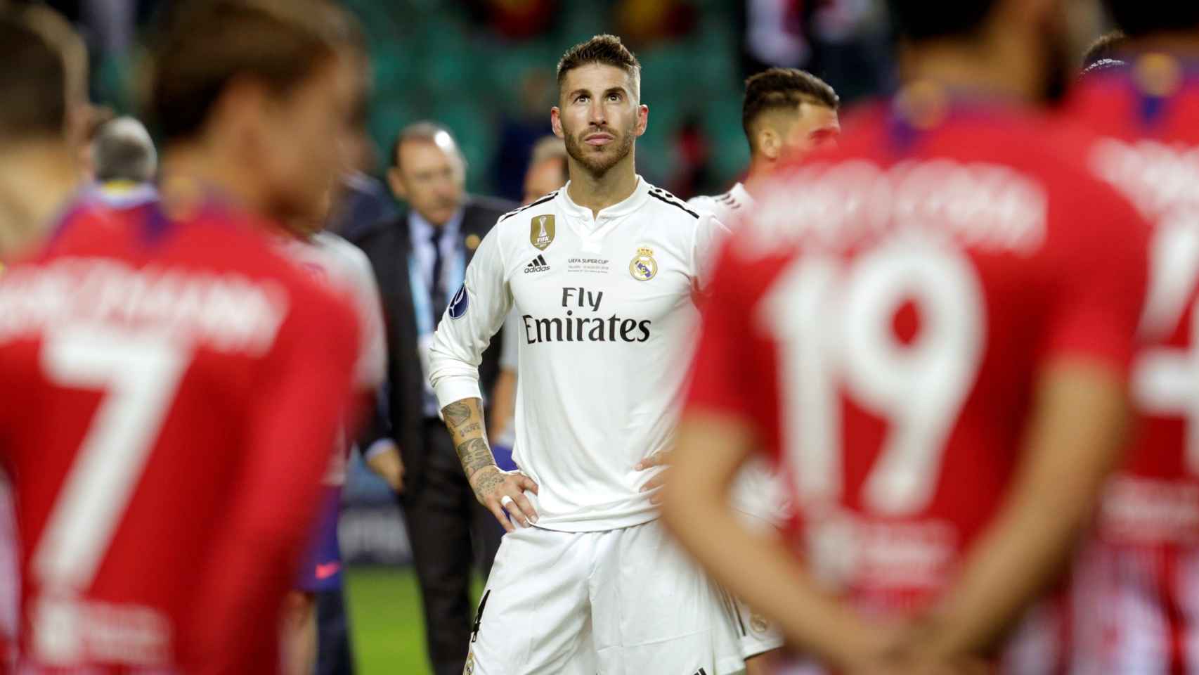 Sergio Ramos, tras perder la Supercopa de Europa contra el Atlético de Madrid