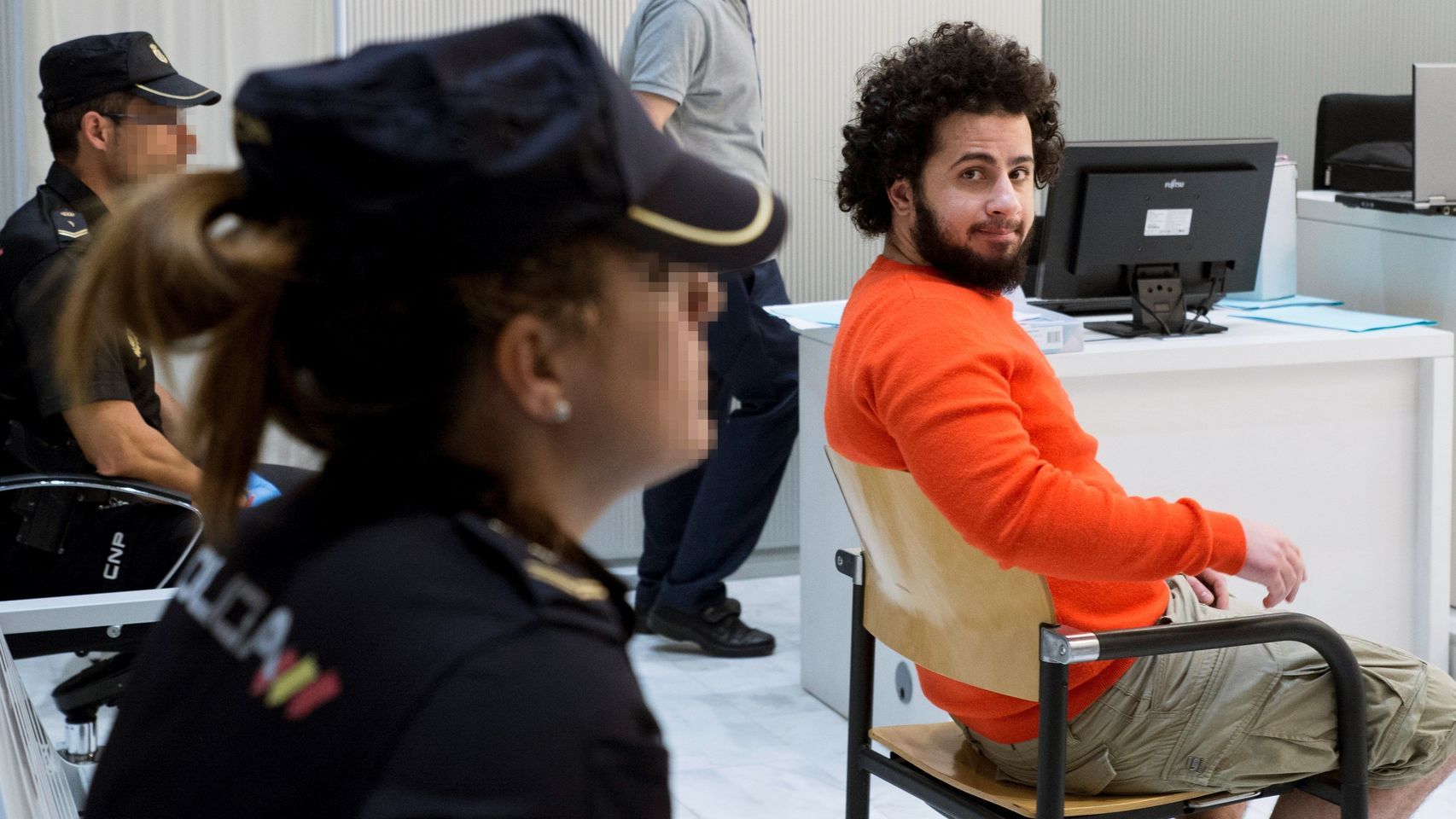 Ahmed Samsam, yihadista danés de origen sirio condenado por la Audiencia Nacional.