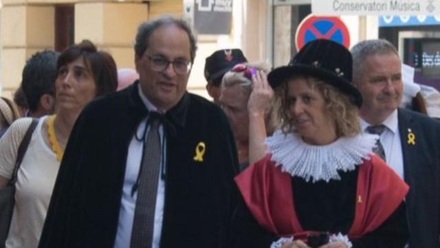 Quim Torra puede ser alguien muy medieval y estas imágenes lo demuestran