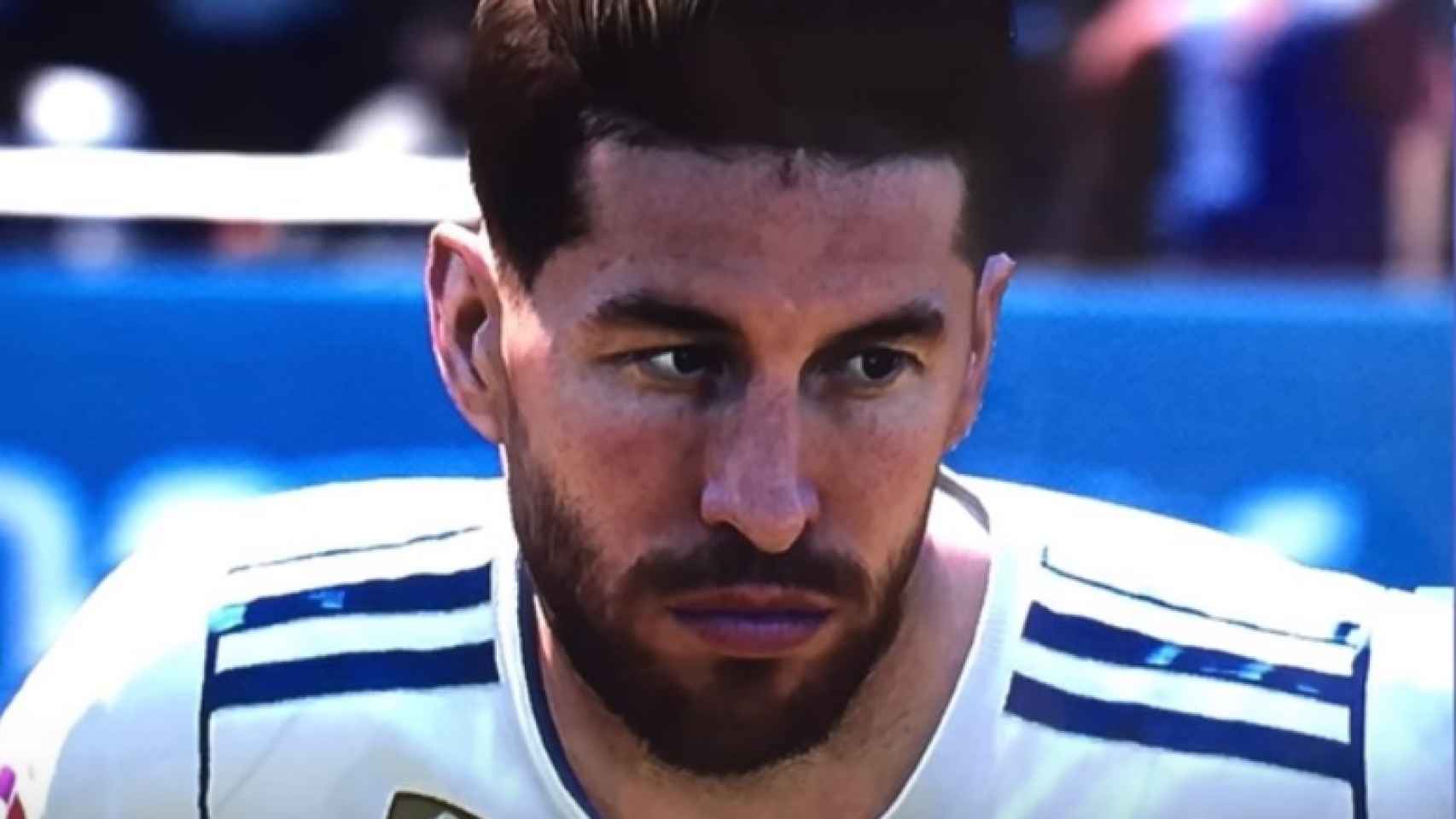 Simulación de Ramos en el FIFA 19