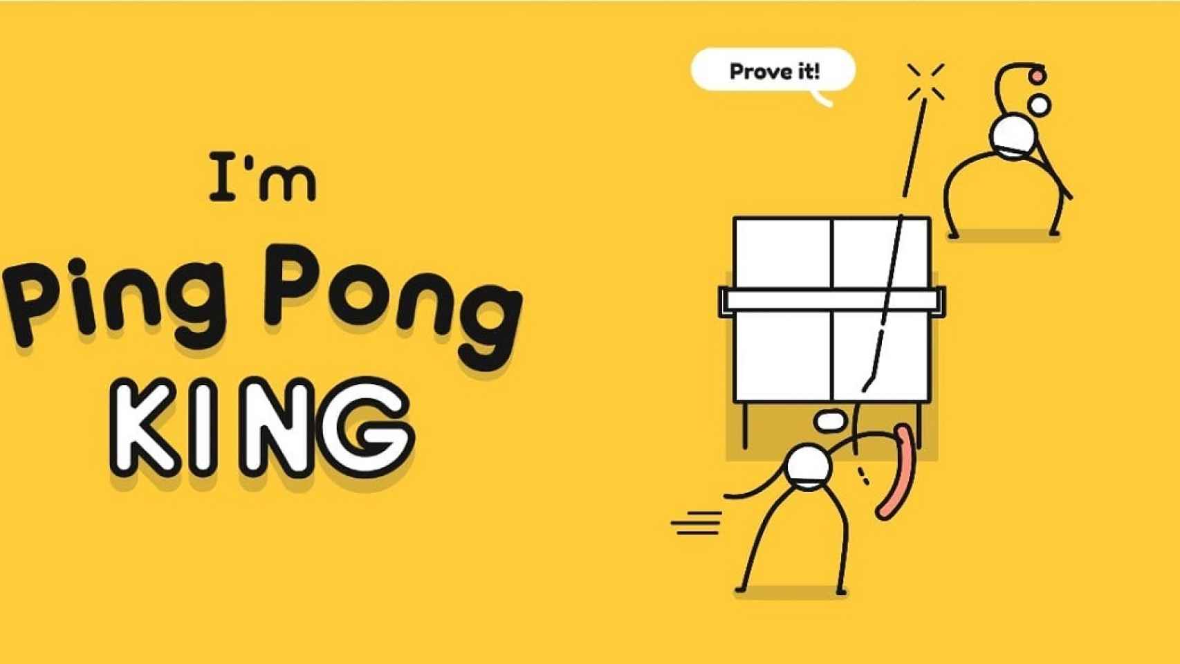 I’m Ping Pong King: la versión más minimalista de este bello deporte