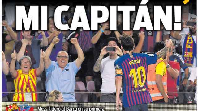 La portada del diario Sport (19/08/2018)