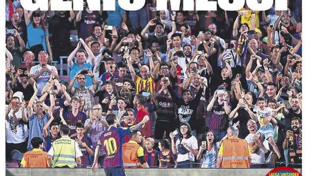 La portada del diario Mundo Deportivo (19/08/2018)
