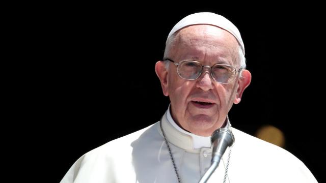 El papa Francisco, durante un discurso en Italia.