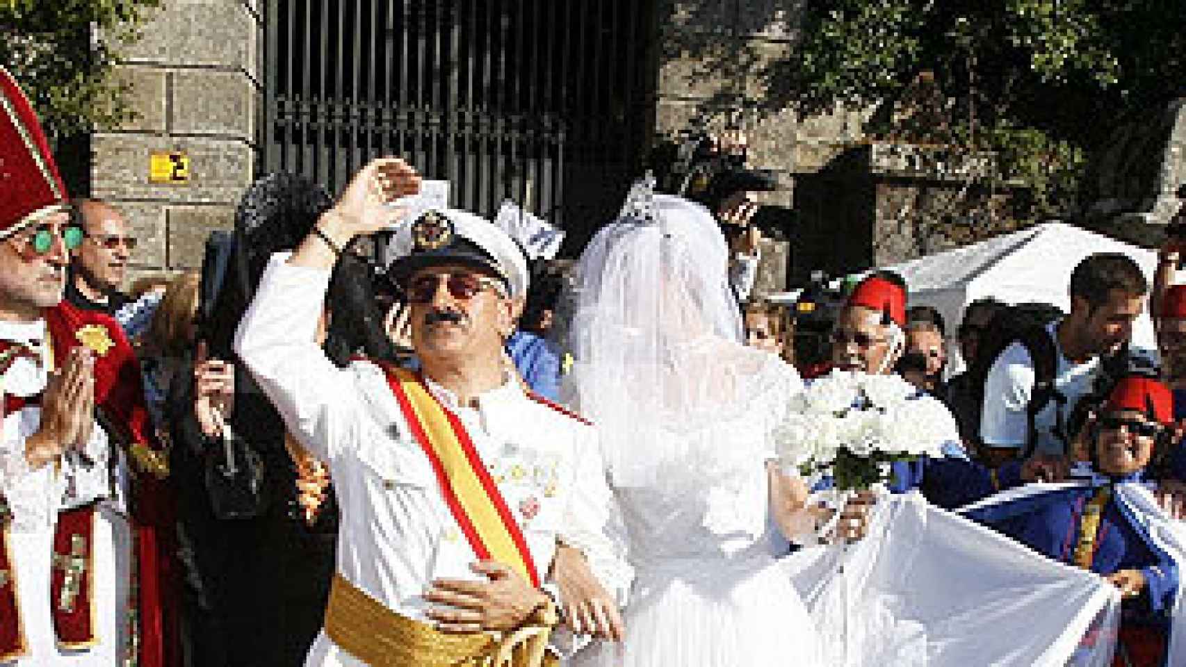 La falsa boda celebrada como protesta en el Pazo de Meirás
