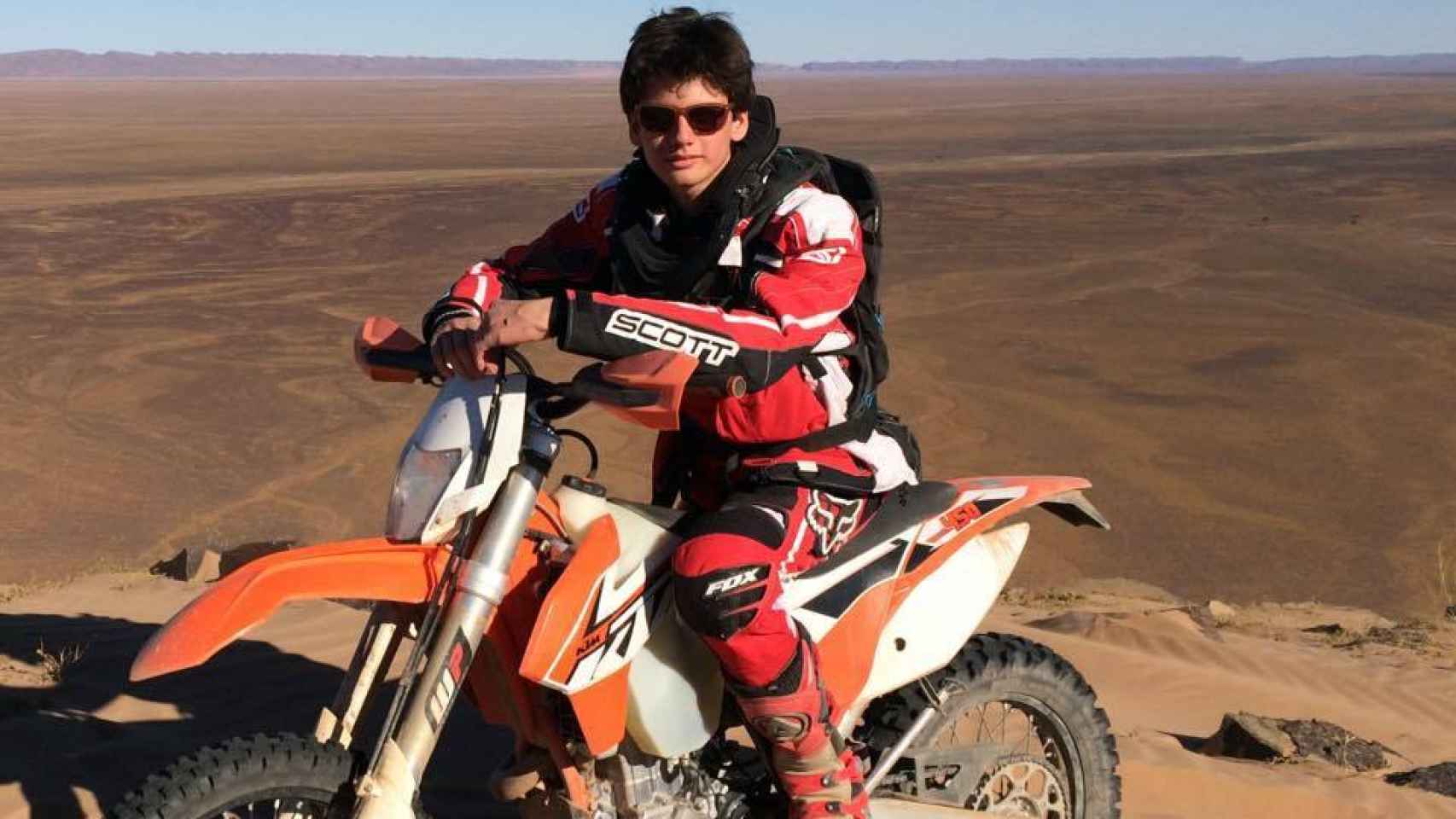 Diego Martínez-Bordiú es un amante de las motos