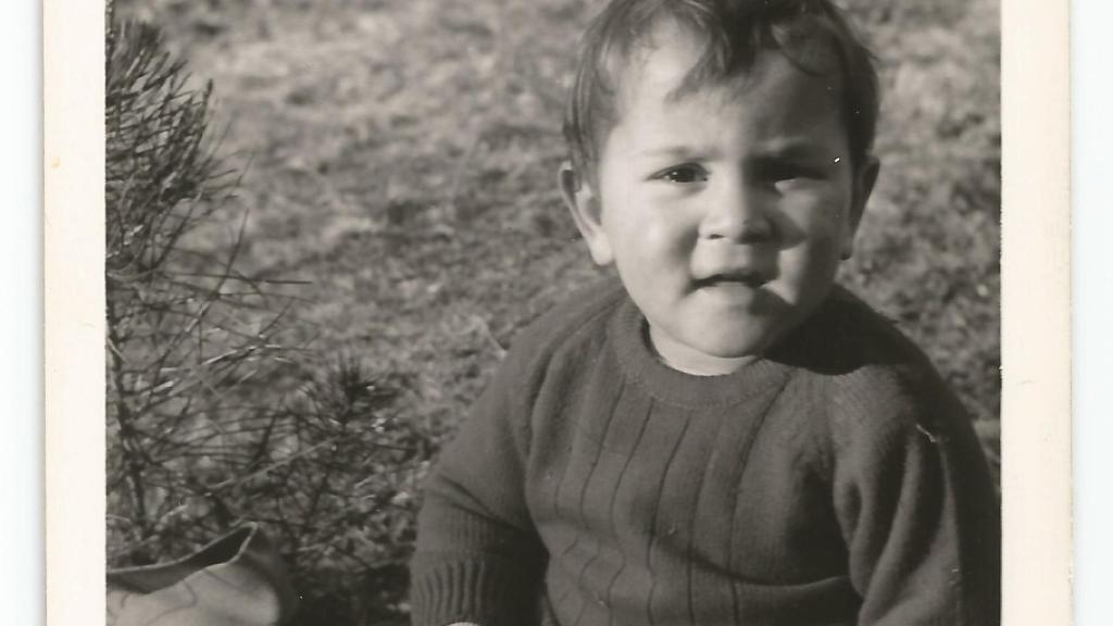 Xabier Fortes, de niño.