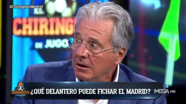 D'Alessandro en El Chiringuito. Foto: Twitter (@elchiringuitotv)