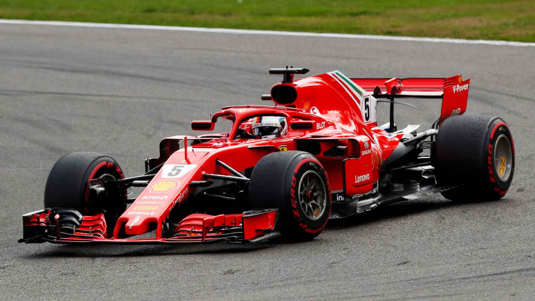 Vettel, piloto de Ferrari.